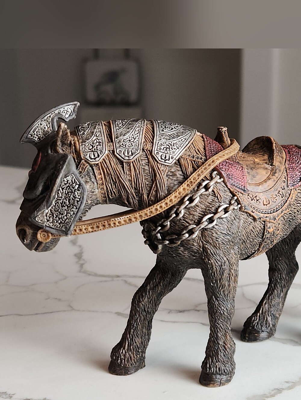 Schleich Medieval Armored Battle Horse #70059